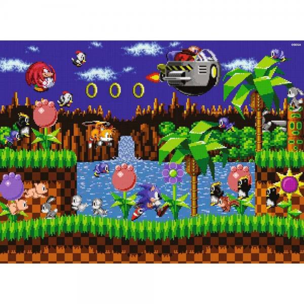 Puzzle mit 500 Teilen: Sonic - Ravensburger-12001135