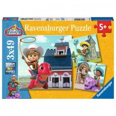 3x49 piece puzzles - Jon, Min and M