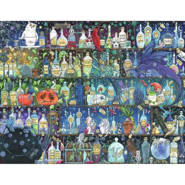 2000 pieces Jigsaw Puzzle: The Potions Rack, Zoe Sandler - Ravensburger-16010