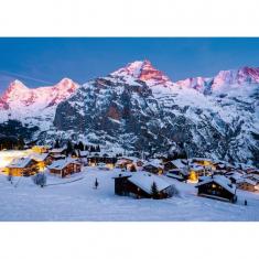 Puzzle 1000 pieces: Bernese Oberland, Mürren