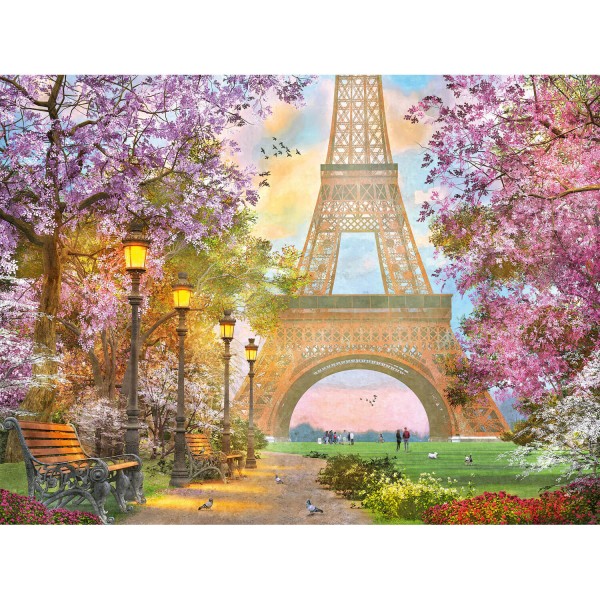 1500 pieces puzzle: Love in Paris - Ravensburger-16000