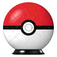 Puzzle de bolas 3D 54 piezas : Pokémon: Poké Ball