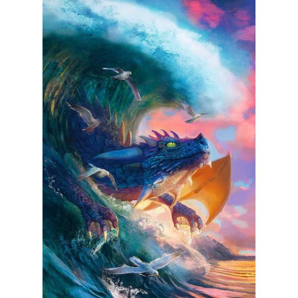 1000 piece puzzle - The dragon's race - Ravensburger-12000622