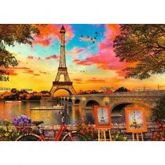 1000-teiliges Puzzle - Die Ufer der Seine