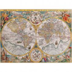 1500 Teile Puzzle - Weltkarte von 1594