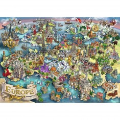 1000 Teile Puzzle: Wunder Europas