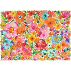 1000 piece puzzle: Floral beauties