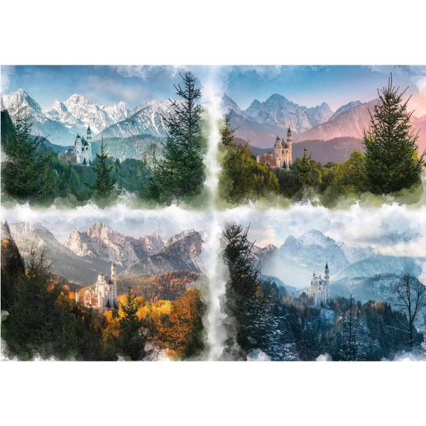 18000 piece puzzle: A castle through the seasons - Ravensburger-16137