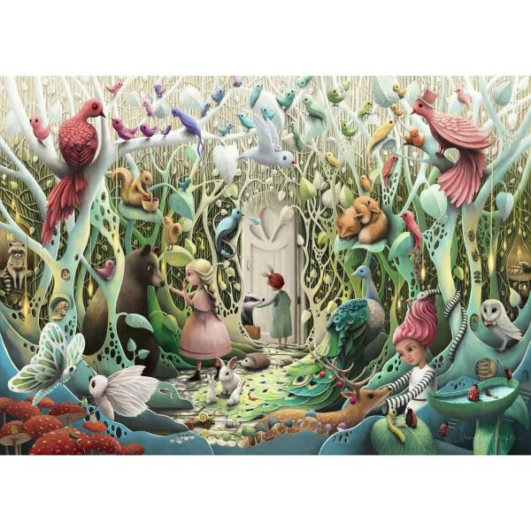 Puzzle 1000 pièces : Le jardin secret, Demelsa Haughton - Ravensburger-0542