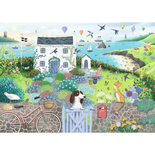 1000 piece puzzle - Coastal chalet - Ravensburger-12001104