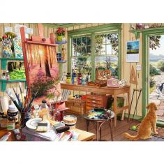 1000 piece puzzle - The artist’s shed