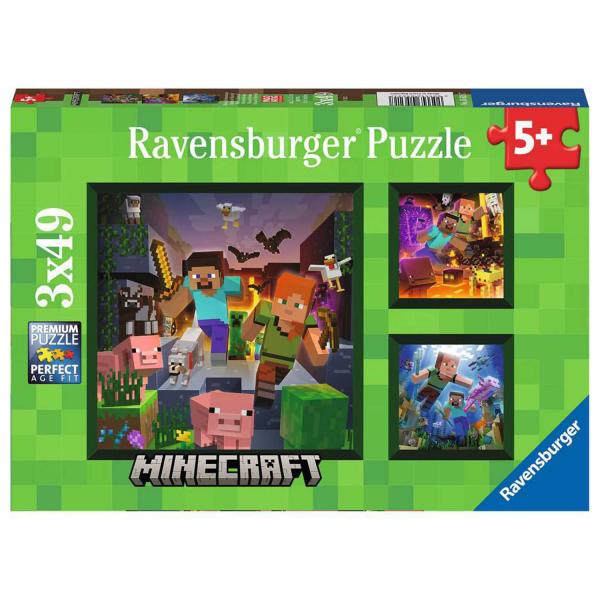 3 x 49 piece puzzles: B - Ravensburger-05621