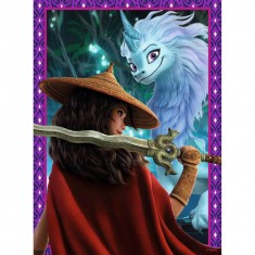 Puzzle 150 pièces XXL : Disney : Raya et le dernier dragon,  Les aventures de Raya et Sisu
