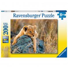 Puzzle XXL de 200 piezas: El pequeño cachorro de león