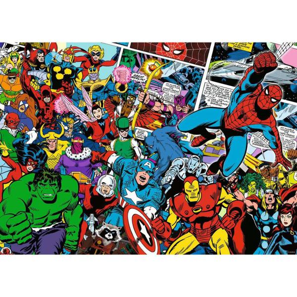 1000 piece puzzle - Challenge Puzzle: Marvel - Ravensburger-12000510