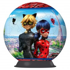 3D Puzzle 72 Pieces: Puzzle Ball - Miraculous