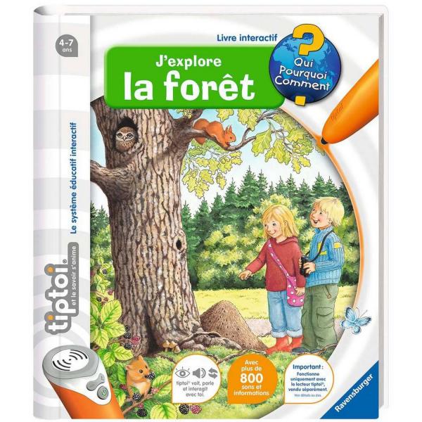 Livre Tiptoi : J'explore la foret   - Ravensburger-13099005