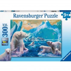 Puzzle 300 pièces XXL : Au royaume des ours polaires