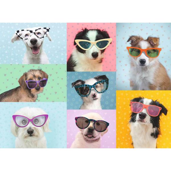 Puzzle 150 XXL pieces: Funny dogs - Ravensburger-13288