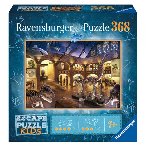 Puzzle de escape Infantil 368 piezas: Una noche en el museo - Ravensburger-12935