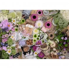 Puzzle 1000 Teile: Aus Liebe zu Blumen
