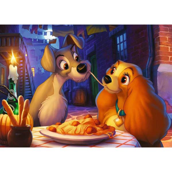 1000 piece puzzle - Disney Collection: Lady and the Tramp - Ravensburger-12000003