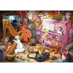 Puzzle 1000 pièces - Collection Disney : Les Aristochats 