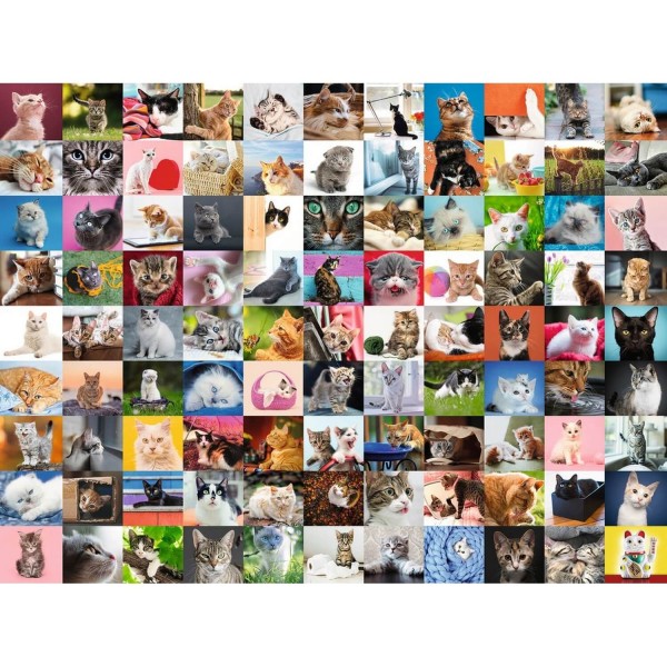 1500 pieces puzzle - 99 cats - Ravensburger-16235