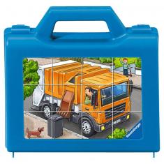 Puzzle 12 cubes: My vehicles