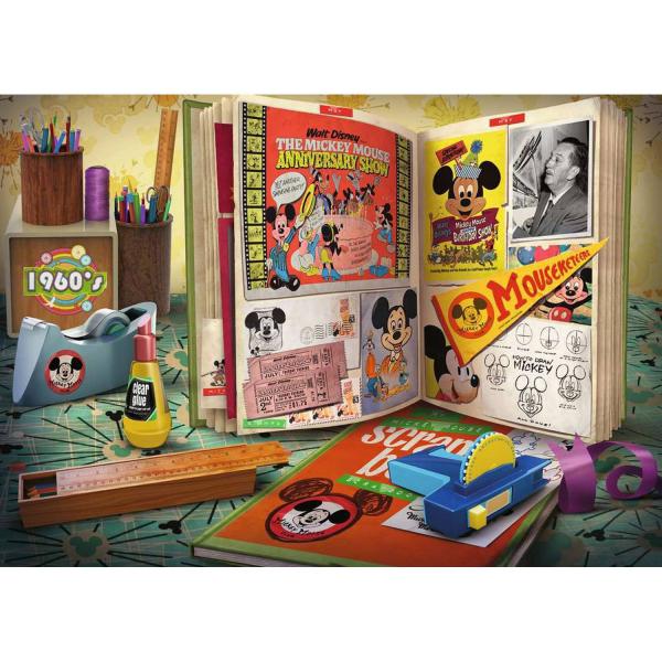 Puzzle 1000 pièces - Anniversaire de Mickey 1960 - Ravensburger-12000842