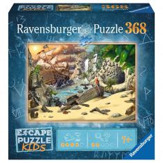Escape puzzle Kids 368 pièces : L'aventure des pirates