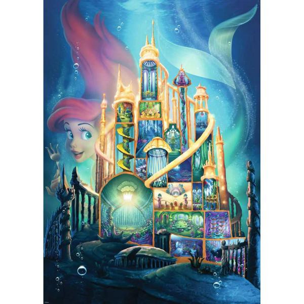 Puzzle de 1000 piezas - Colección Disney: Ariel - Ravensburger-12000265