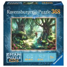 Puzzle de escape Infantil 368 piezas: El bosque mágico