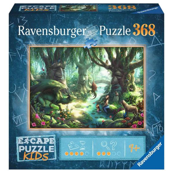 Puzzle de escape Infantil 368 piezas: El bosque mágico - Ravensburger-12957