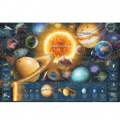 5000 piece puzzle: solar system