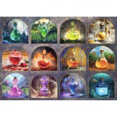 1000 piece puzzle : Magic potions