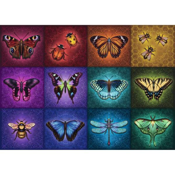 1000 piece puzzle :  Flying creatures - Ravensburger-16818