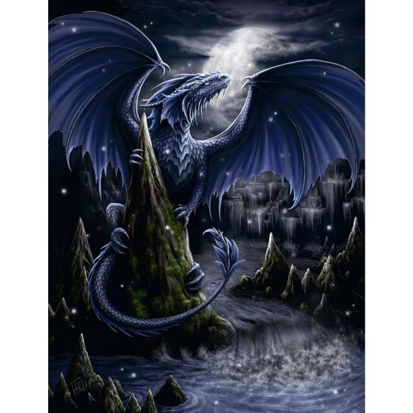 1500-teiliges Puzzle – Der blaue Drache - Ravensburger-12000731