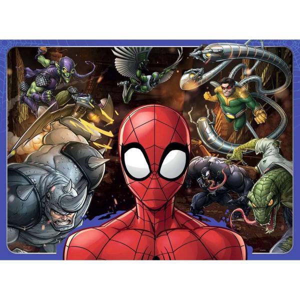 Puzzle 100 pièces XXL : Courageux Spider-Man - Ravensburger - Rue des ...