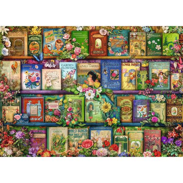 Puzzle de 1000 piezas: Libros de jardinería - Ravensburger-17125