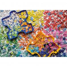 Puzzle 1000 pièces : La palette du puzzleur