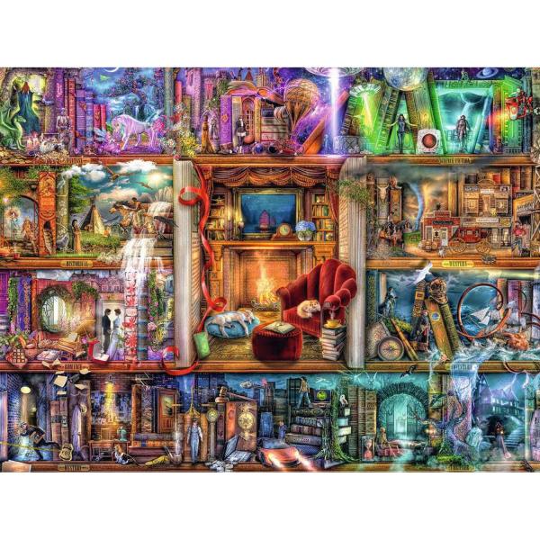 1500 Teile Puzzle – Die große Bibliothek - Ravensburger-12000190