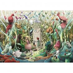 1000 piece puzzle :  The secret garden, Demelsa Haughton