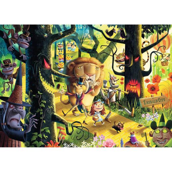 1000 Teile Puzzle : Die Welt von Oz, Dean MacAdam - Ravensburger-16566