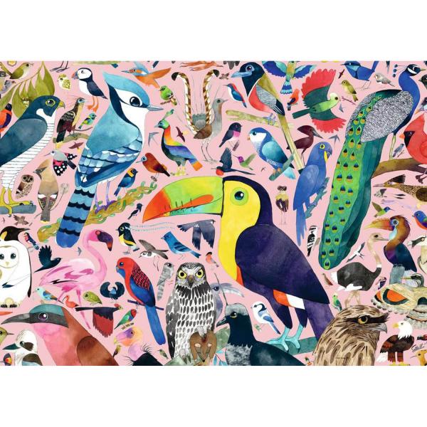 Puzzle de 1000 piezas: pájaros extraordinarios, Matt Sewell - Ravensburger-16769