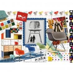 1000 piece puzzle : The Spectrum design by Eames