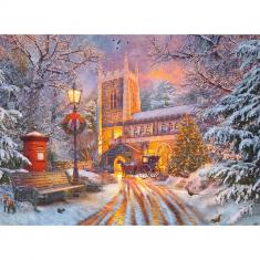 Phosphorescent Puzzle 500 pieces - A sparkling Christmas