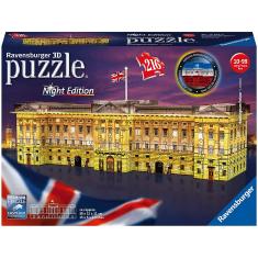 Puzzle 3D de 216 piezas: Palacio de Buckingham iluminado