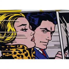 1000 piece puzzle Art collection - Roy Lichtenstein: In the Car