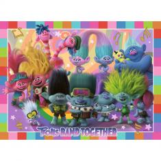100 piece XXL puzzle: The gang of Trolls